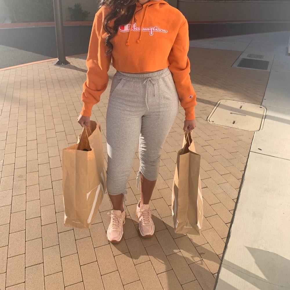 Heather gray joggers